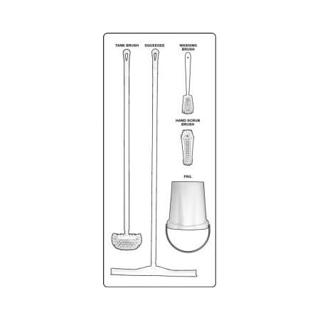 Accuform WET ZONE STOREBOARDS PSB113WTWT PSB113WTWT